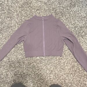 SET Active Purple Cropped Jacket